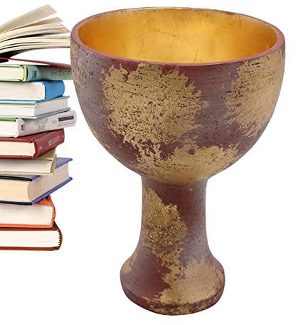 HAMAGI Accessoire Saint | Coupe du Saint Graal d',Calice Christian Calice Cup, cinéma en résine pour Cosplay, Collection Loisirs