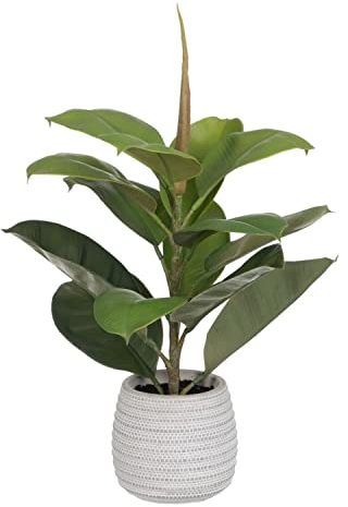 Dekorative Pflanze Grün PVC Eiche 58 cm