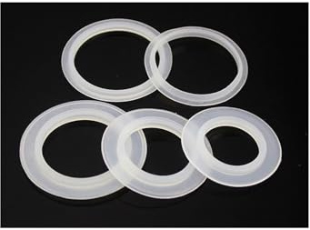 JUMELA Silikon-Dichtungsring, Ablaufdichtung, Unterlegscheibe, Ersatz-Waschbecken, Spüle, Pop-Up-Stöpselkappe, Unterlegscheibe, Dichtung, 5 Stück (Size : 38 23 5mm)