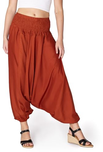 PANASIAM Aladinhose einfarbig Fuchs rot M
