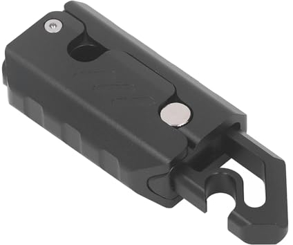 Pyhodi Cuchillo Fidget, Cuchillo de Zanahoria por Gravedad, Juguete de Aleación de Aluminio, Juguete Sensorial, Cuchillo de Gravedad 3D para Aliviar la Ansiedad, Juguete Portátil (Black)