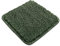 Yeaban Piccolo tappeto da bagno in ciniglia, tappetino da bagno assorbente e lavabile, antiscivolo, in peluche e morbido, per bagno, doccia, lavandino (30,5 x 30,5 cm, verde oliva)