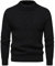 Cable Knit Roll Neck Turtleneck Polo Sweater - Slim Fit Pullover Men's High Neck Solid Color Tops
