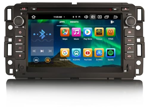 GONFEN Acht-Kern Android 13 GPS DAB+ Autoradio Für Chevrolet Avalanche Silverado Tahoe Buick GMC Sierra HUMMER H2 Navi Apple CarPlay Android AUTO 4GB + 64GB DSP WiFi Bluetooth 5.0 SWC OBD2 DVB-T2 TPMS