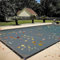 Couverture Filet de Feuille pour Piscine, Bâche Protection Piscines Hors-Sol Rectangulaire pour Bloquer Feuilles Mortes et Débris, Couverture Piscine D'hivernage, Durable(Size:4×6m(13×19.6ft))