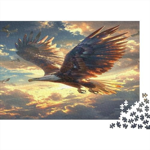 Eagle Jigsaw Puzzles for Adults 1000 Piece Puzzles for Adults Educational Challenge 1000 Pieces Puzzles for Adults 1000pcs (75x50cm)