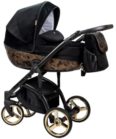 Exclusive Wiejar BBtwin 3in1 Kinderwagen Komplett 3-teilig Trio (schwarz)
