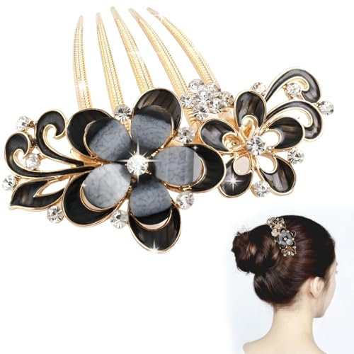 Braut Hochzeit Haarkamm Kristall Haarschmuck, Schmetterling Kristall Haarschmuck, Braut Haarkämme Braut Haarteile für Frauen und Mädchen