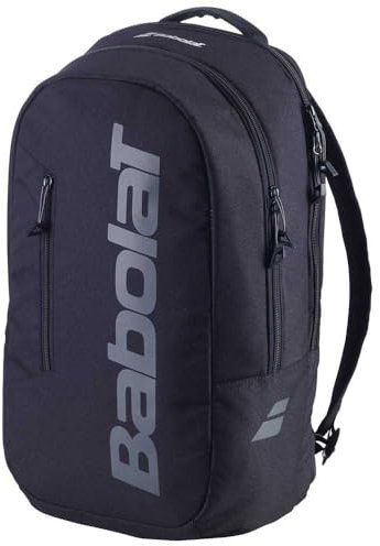 Babolat, Borsa da padel Modello Cross Court, Taglia unica, Nero, Capacità 20 litri, Scomparto per Racchetta, Tasca Accessori, Pratica e Organizzata, per 1 Racchetta