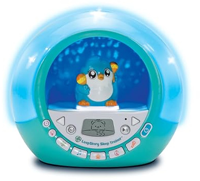 LeapStory – Entraîneur de Sommeil – Plus de 60 Histoires et chansons apaisantes – Enregistrez Vos Propres Histoires – Comprend des lumières d'humeur et des animations – 3 compagnons d'animaux