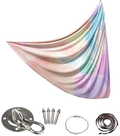 Aerial Yoga Swing, Inversion Swing Sling Hängematte- Premium Antigravity Inversion Hängematten-Set, Trapezschlinge Für Flexibilitätstraining | Luftakrobatik-Tuch Für Zuhause, Äußeres Yoga Balançoi