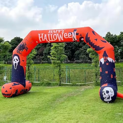 Riesiger aufblasbarer Halloween-Bogen für Partys im Freien (6 x 3,5 m mit Gebläse)