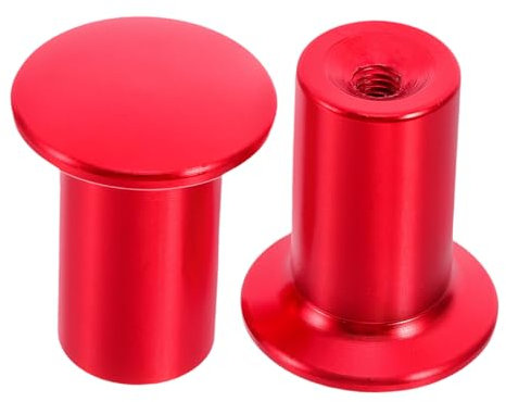 HORIALENCE 2pezzi Copertura in Lega Di Alluminio Per Pulsante Freno Mano Auto Pulsante Di Maniglia Freno Accessori Auto