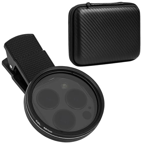 CPL Filter Handy, Polarisationsfilter Für Smartphone Kameras, 2er Set Mit Aufbewahrungsbox, Ideal Für Reisefotografie Und Stadtaufnahmen