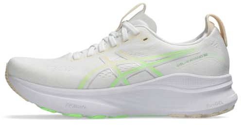 ASICS Damen Gel-Kayano 32 Laufschuhe, Weiß/Muschel, 8.5