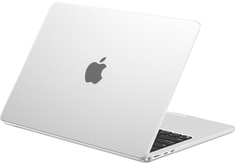 BlueSwan for MacBook Air 13 inch Case M5 M4 M3 M2 Chip, Frost Clear