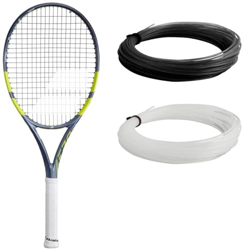 Babolat Tennisschläger Pure Aero Team, 9. Generation, besaitet mit 16 g Babolat Syn Gut bei mittlerer Spannung