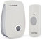 LLOYTRON® MIP System 3 Doorbell Kit with 32 Melody Plug-in Chime Receiver and Battery Operated Bell Push - 200m Wireless Range - Easy Set-up - Mains Powered Receiver - B7532WH - White
