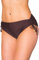 Aquarti Bikinihose Damen mit Raffung – Bikinihosen für Damen mit Bindebändern, schnelltrocknend, Farbe: Braun, Größe: 36