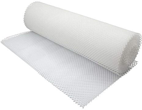We Can Source It Ltd - Bar Shelf Liner Matting Roll - White 61cm x 10m Glass Matting Mesh Pub Bar
