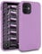 MyGadget Cover per iPhone 12 Mini - Custodia Protettiva in Silicone Morbido – Case TPU Flessibile - Ultra Protezione Antiurto & Antigraffio - Lilla