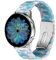 Miimall Correa de Resina Compatible con Samsung Galaxy Watch 5/5pro/4/4 Classic/3/Active 2, 20mm Ligera Pulsera con Hebilla de Metal, Correa de Repuesto para Samsung Galaxy Watch, Ciel Azul