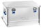 ALUTEC Aluminiumbox COMFORT 60 (Inhalt 60 l, Innenmaße (LxBxH) 550 X 350 X 315 mm, staub-/spritzwassergeschützt, Werkzeugbox, Aufbewahrungskiste, Gewicht 4,5 kg) 12060