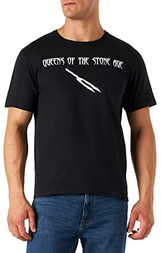 Queens of The Stone Age T Shirt Songs for The Deaf Official Mens Black