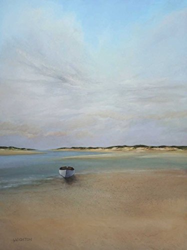 Bild auf gerollter Leinwand, Motiv Laughton Peter – Küste vertikaler Kunstdruck, dekorative Leinwand, Kunstdruck, 46 x 35 cm