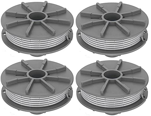Gardena 5307-20 - Bobina di filo di ricambio per decespugliatore, 1,65 mm, 6,1 m, Bobina di filo tagliabordi per Gardena 5307 Easycut 400 Art.8846, ComfortCut450 Art.8847, PowerCut Art.8848 (4 pezzi)