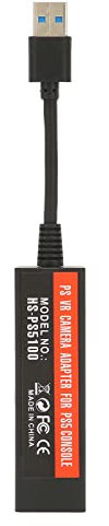 Zunate para PS4 Camera VR Adapter, USB 3.0 Plug and Play PS VR Converter Cable para PS5 para PS4 Camera, VR Connector Mini Camera Adapter