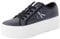 Calvin Klein Jeans Cupsole Flatform Ny Pearl Wn Cupsole Sneaker, Damen, Schwarz (Black/Lavender Aura), 39 Eu