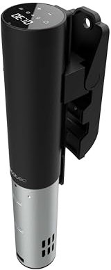 Cecotec Sous Vide SlowVide 1000 Connected, 1000 W de puissance, Large plage de température de 5°C à 95°C, Application, Connectivité Wifi, Écran tactile, Minuteur, Capacité de 15 L, Certification IPX7.