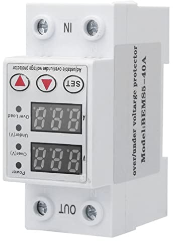 Whole House Surge Protector, BERM @ BEMS5-40a 230V 40a Intelligent Digital Over-Voltage Overcurrent Protector with LCD Display