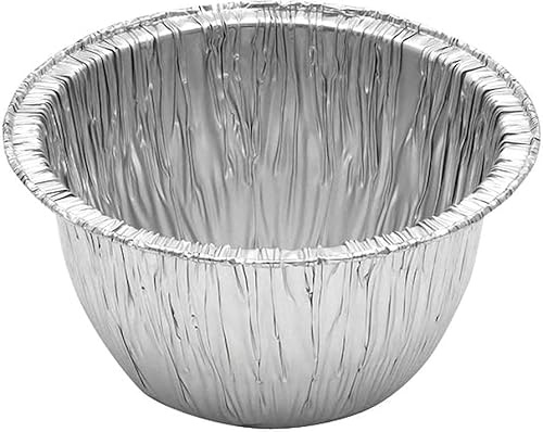Crown Supplies Pudding Basin Aluminium Foil Pie Dish 1lb 3070PLVF Pack of 50