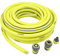 Ferrestock FSKMDU004 Manguera de Jardín de 15 Metros, 5/8” de grosor (15,8mm), Antitorsión, PVC Flexible con Refuerzo de Poliéster, 3 Capas, Resistente a los Rayos UVA, Antialgas, Incluye Accesorios