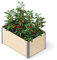Kronus 3er-Set Palettenrahmen Hochbeet 80x60x60 cm stapelbar Aufsatzrahmen