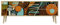HEALANCY Mueble de TV de 3 Puertas - Modernos Muebles de televisión - Mesa de TV de Salón - Lowboard Design - Decorado