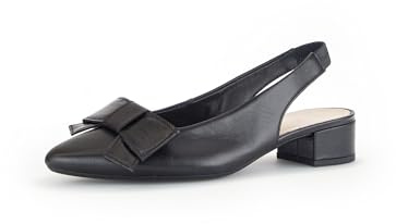 Gabor Damen Slingpumps, Frauen Absatzschuhe,Heels,hochhackige Schuhe,stoeckelschuhe,Ausgehschuhe,Abendschuhe,Court Shoes,schwarz,37.5 EU / 4.5 UK