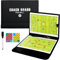 KEWUZY Fußball Taktiktafel, Fußball-Board mit Magneten, Taktikboard Fussball, Soccer Taktikboard, Trainermappe mit Boardmarker, Magnetische Schachfiguren, für die Schulung oder Spielanalyse