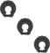 Angoily 3St Tragetasche Armband Schutzhülle Uhrenarmband Schutzrahmen Gurtschutzhülle Uhrengehäuse tauschen Ersatzarmband aus Silikon Abdeckungsschutz intelligent Staubstopfen 5 Sek