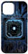 Carcasa para iPhone 12 mini Placa base Microchip Circuito Negro IT Fondo de computadora