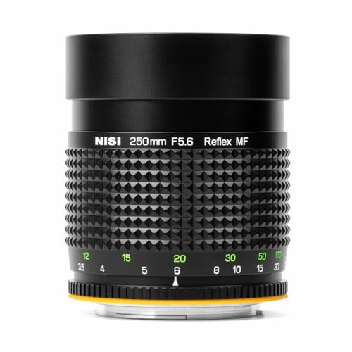 NiSi 250mm F5.6 Reflex Mirror Lens Vollformat Objektiv Spiegel-Teleobjektiv Kompatibel für Canon EF-Mount