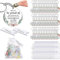 Schlüsselanhänger zur Mitarbeiteranerkennung, inspirierende Schlüsselanhänger-Sets | 48 Sets inspirierender Acryl-Schlüsselanhänger mit Quasten | Dankeschön-Schlüsselanhänger mit Taschen für Familien