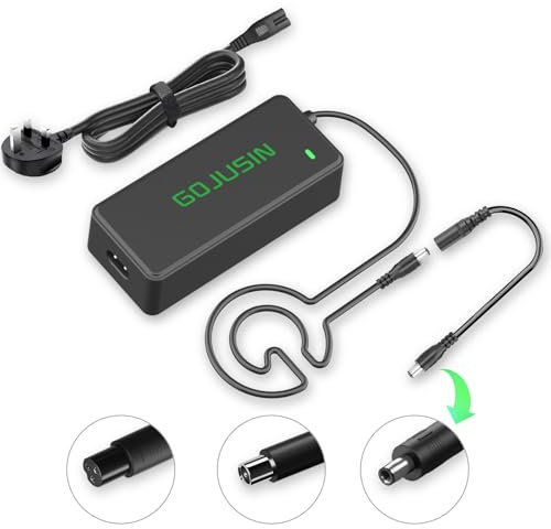 GOTRAX, Apex, Xiaomi, Elite, Hiboy, Swagtron, Jetson 42V 2A Electric Scooter Charger - Compatible With Hoverboard, Mobility Scooter, Electric Bike - 36V E-bike Battery Charger