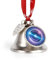 Glocken, coole blaue und lila bedruckte Weihnachtsglocken, Weihnachtsglocken, Ornamente, Weihnachtsglocken zum Aufhängen