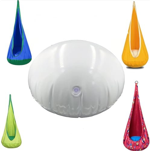 TOPIND Kids Pod Seat Inflatable Cushions Child Hammock Chair Replacement Inflatable Cushion for Indoor and Outdoor, Hammock Chair Thicken PVC Inflatable Cushions