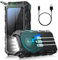 Power Bank Solar Charger 26800 mAh: 20 W Fast Charging Portable USB C Power Bank with Solar Panel, 15 W Wireless Qi Fast Charging, Camping Battery, Solar Chargers for Mobile Phone with Torch