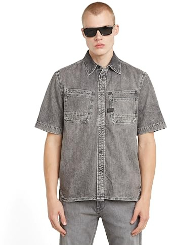 G-STAR, Slanted Double Pocket Regular Shirt