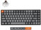 Keychron K2 Max Custom Mechanical Keyboard, QMK/VIA Programmable 75% Layout, Bluetooth 5.1/2.4 GHz/Wired with White Backlight Super Brown Switch for Mac Windows Linux - US Layout